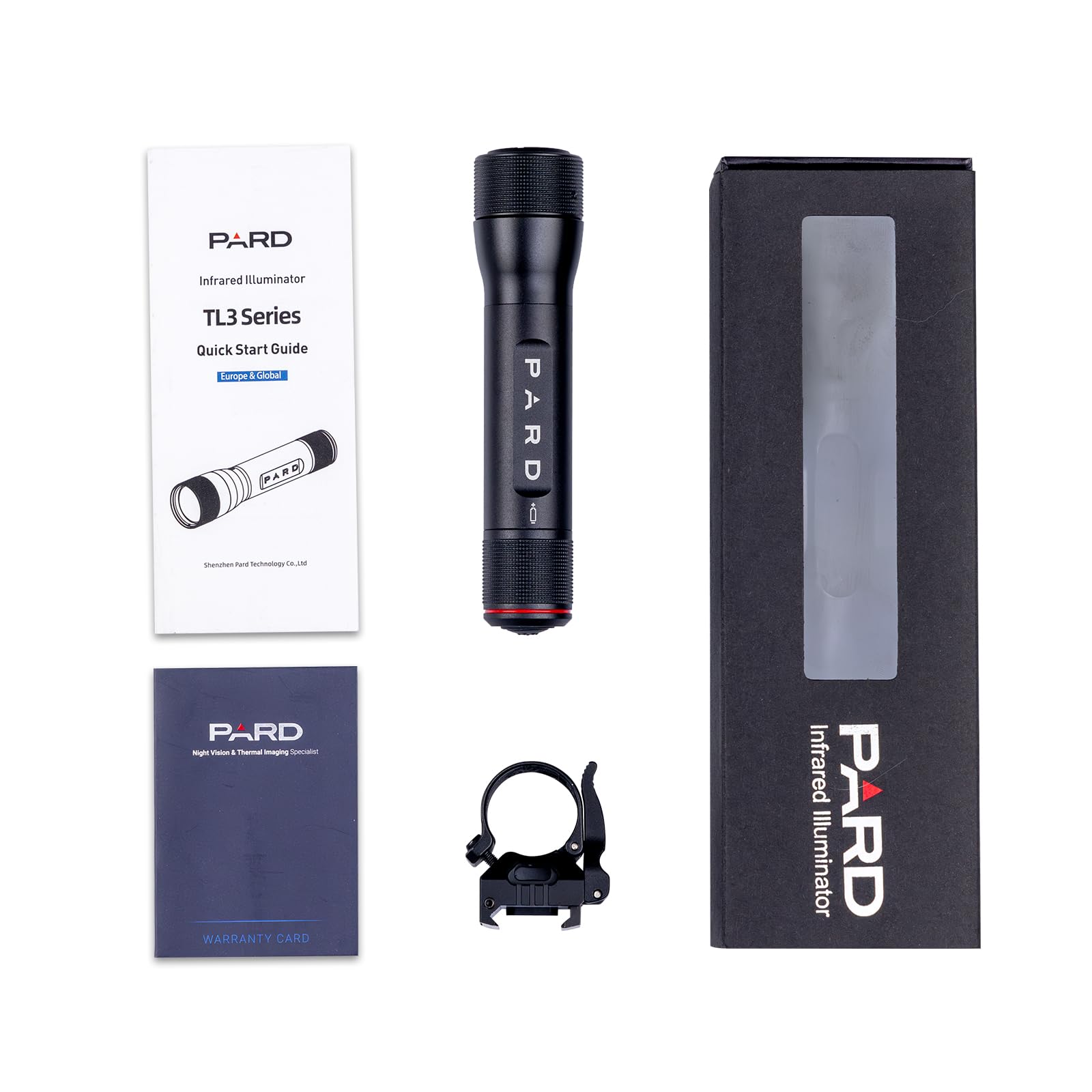 Pard TL3 850nm/940nm, enfoque ajustable para caza, observación y búsqueda, con montura de 30 mm, TL3 (TL3-940)