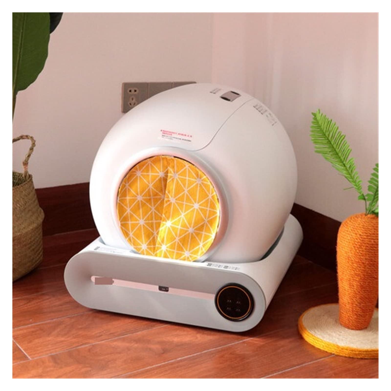 BESPORTBLE Tenda Per Lettiera Autopulente – Protezione Da Polvere E Spruzzi, Compatibile Con Midea, Facile Da Installare