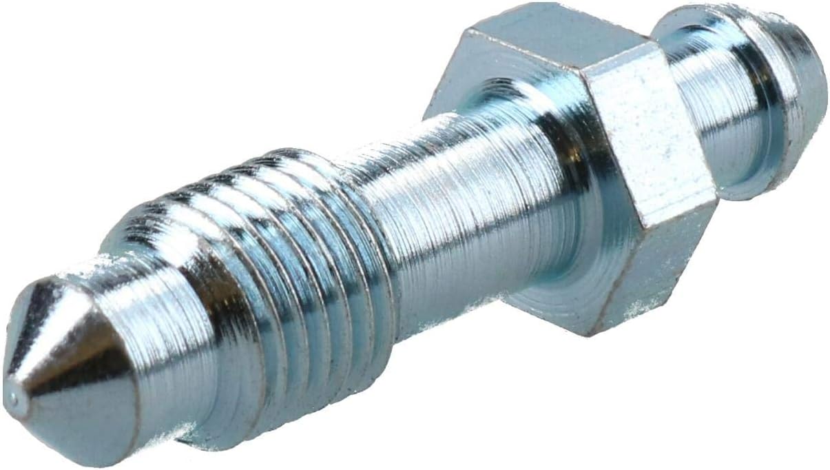 AB Tools 3/8" x 24 UNF Steel Long Brake Caliper Bleeding Bleed Nipple Screw Bleedscrew