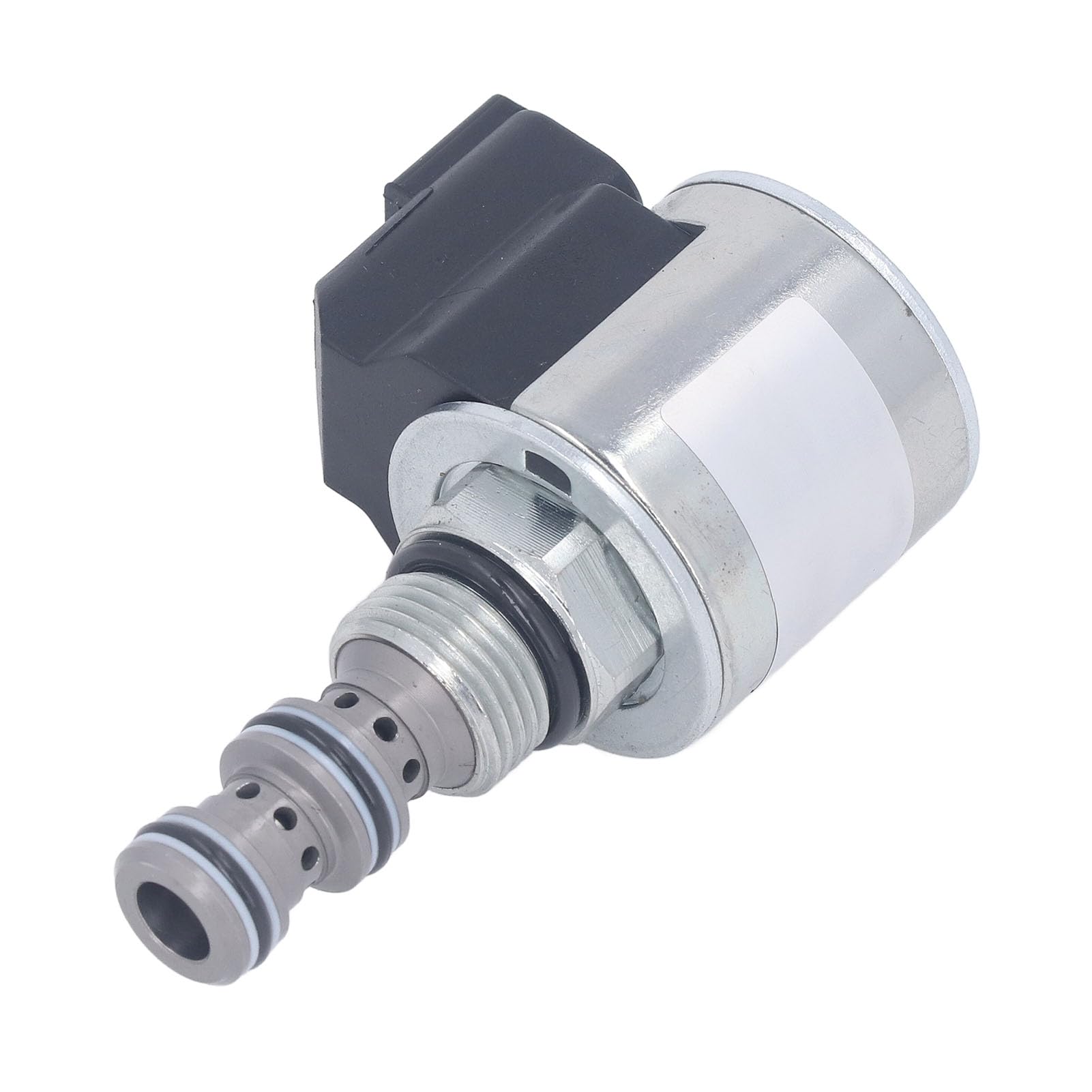Ejoyous Zawór Elektromagnetyczny Elektryczny Zawór Elektromagnetyczny Stal Stopowa 12 V Szybka Reakcja Kompaktowe Dopasowanie do Koparki CAT 304E 303.5E Część Zamienna do Instalacji i Konserwacji