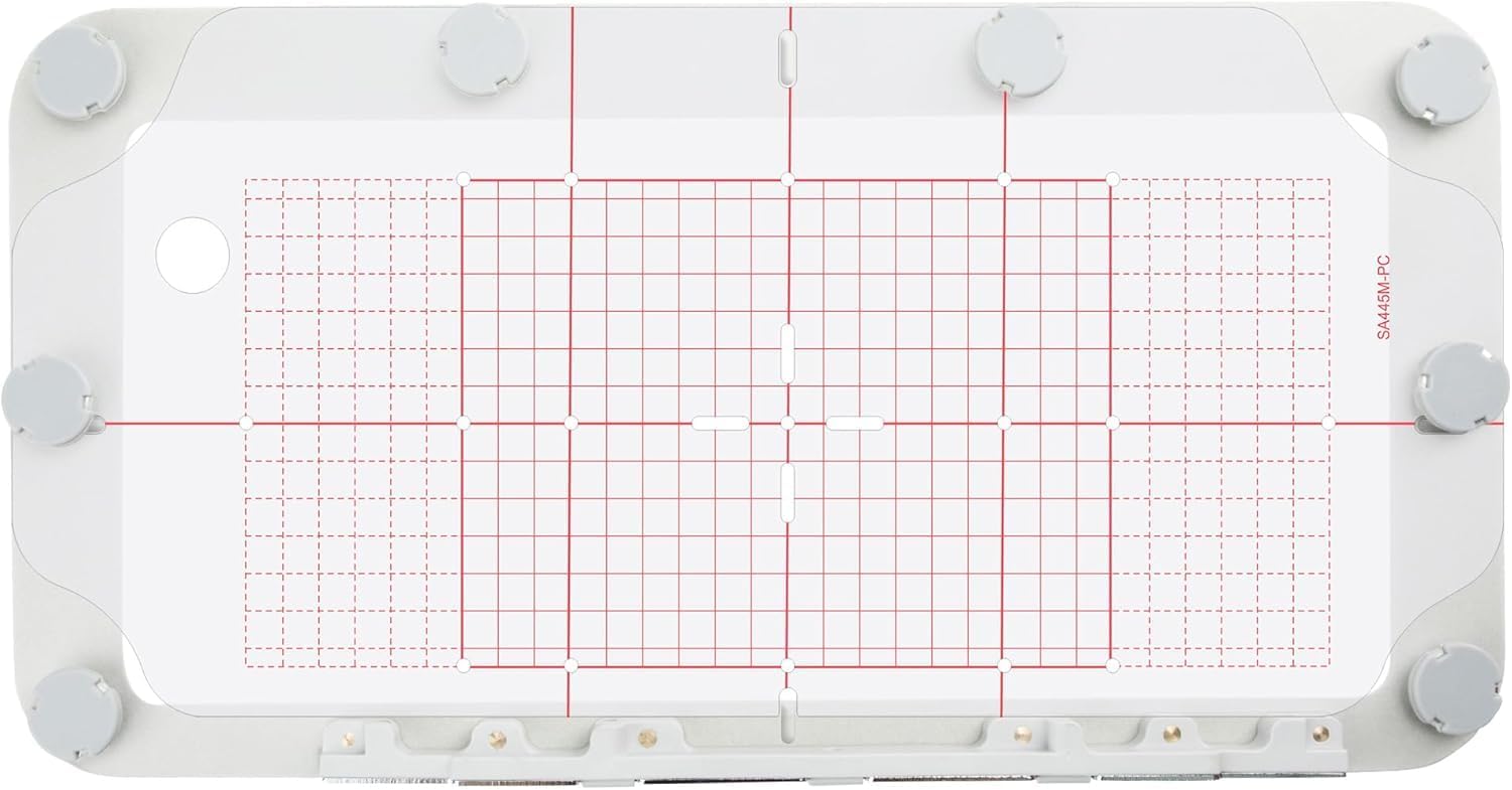 Sew Tech Magnetic Embroidery Hoop for Brother PE900 PE800 SE2000 SE1900 PE770 NS2850D NS1250E NS2750D PE780D PE750D PE700 PE700II 1250 1200 PC8500 Brother Babylock Embroidery Machine (4in1-AM Set)