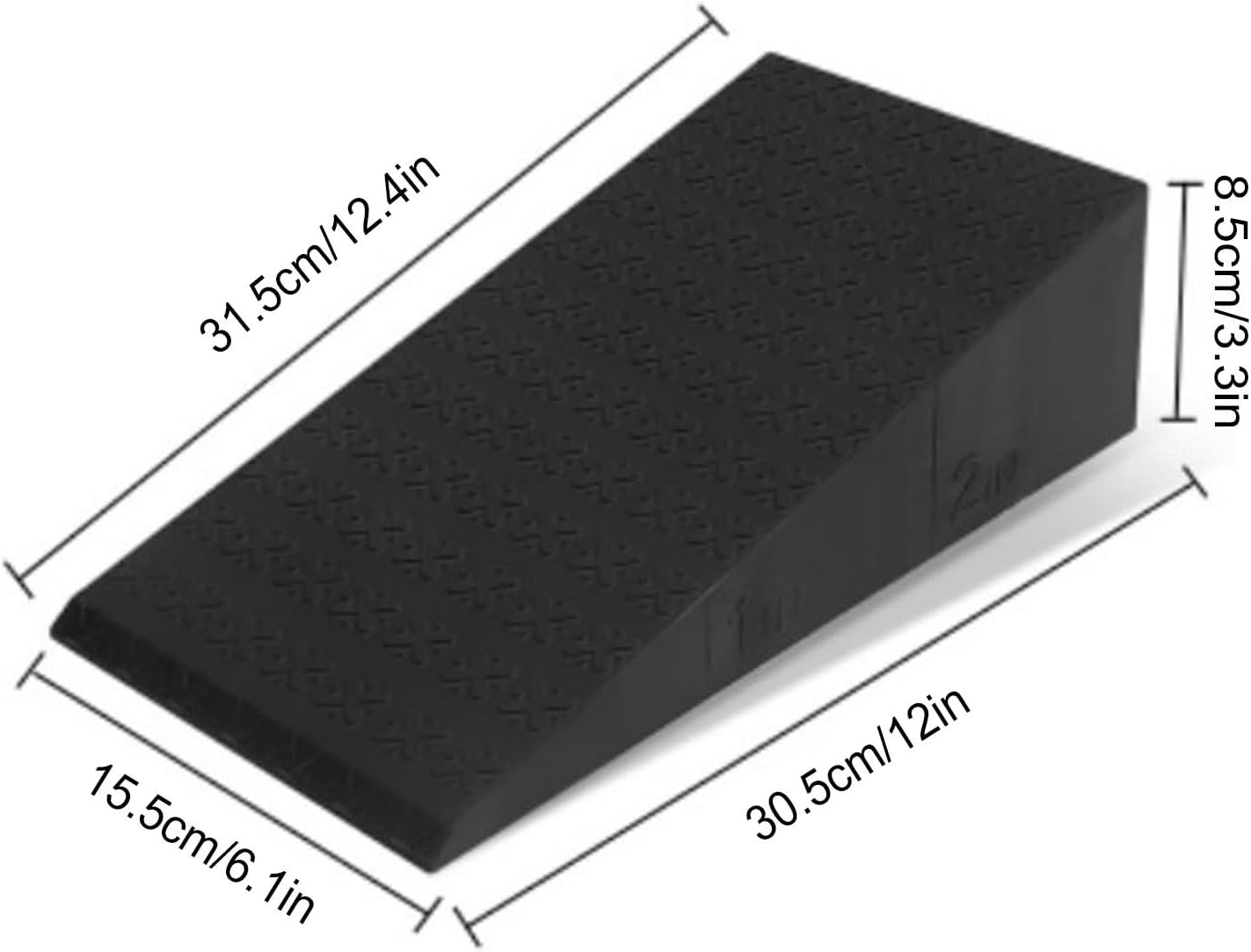 Squat Blocks, Non Slip Workout Equipment, EVA Foam Wedge, Safe and Stable Exercise Tool, Home Fitness Accessory for Squats Women Men Athletes Enthusiasts Studio Gym Dorm Living Room