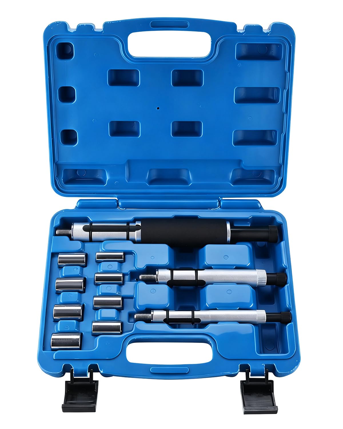 BOOMSTART 11-TLG Kupplungszentrierwerkzeug | Zentrierdorn Set 12–20 mm | Universal Kupplung Zentrierwerkzeug mit 3 Spreizdornen & 8 Präzisionsbuchsen für Auto & Transporter