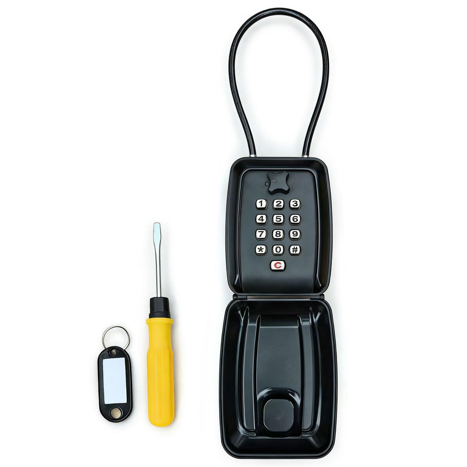 Duty Password Storage Container with Adjustable Code and Protective Cover for Home Use Anti Theft Combination