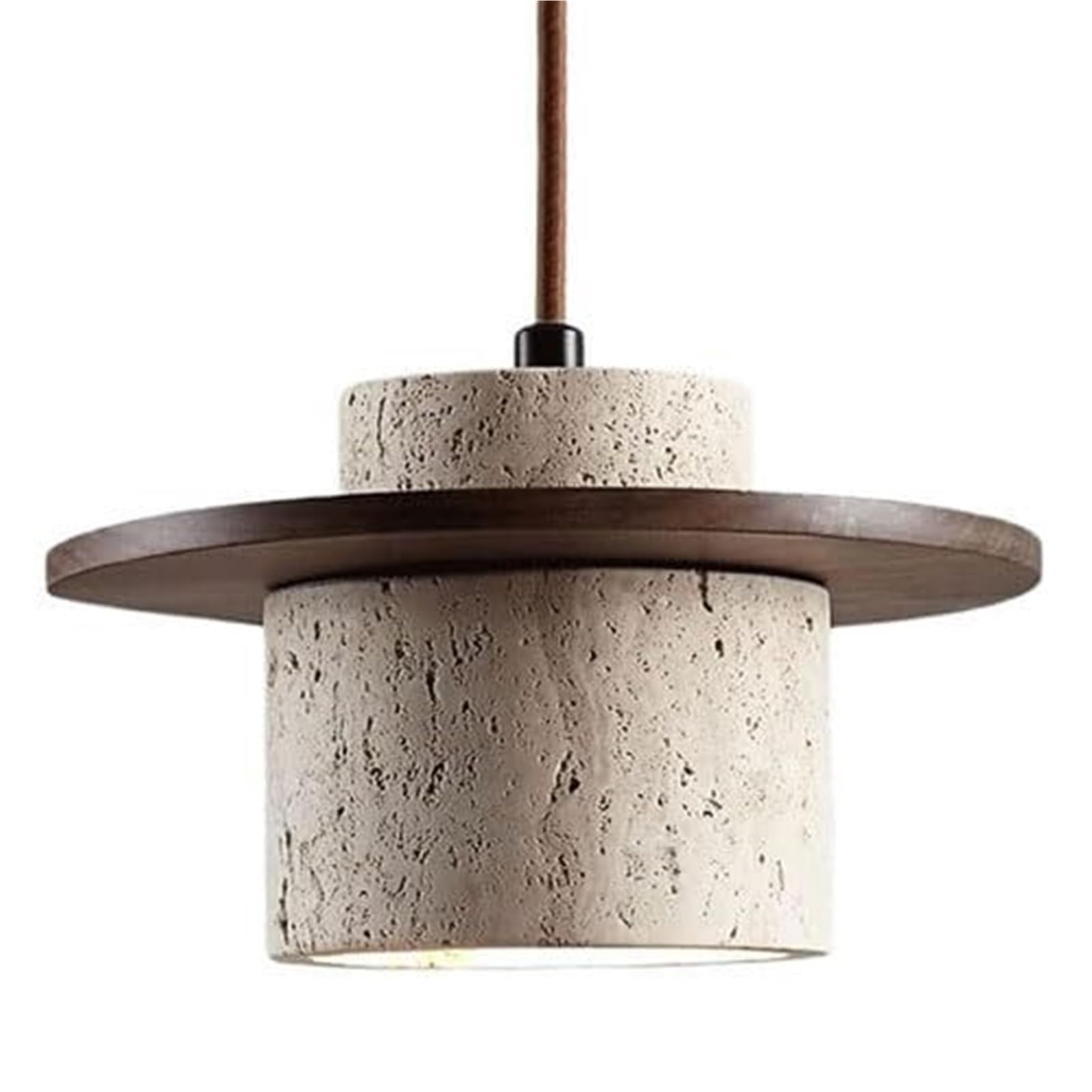 HUAYUSEDF Creative Marble Pendant Lamp Chandelier Hanging Lighting Ceiling Fixture E26 E27 Single Head Personalized for Corridor Cafe Restaurant