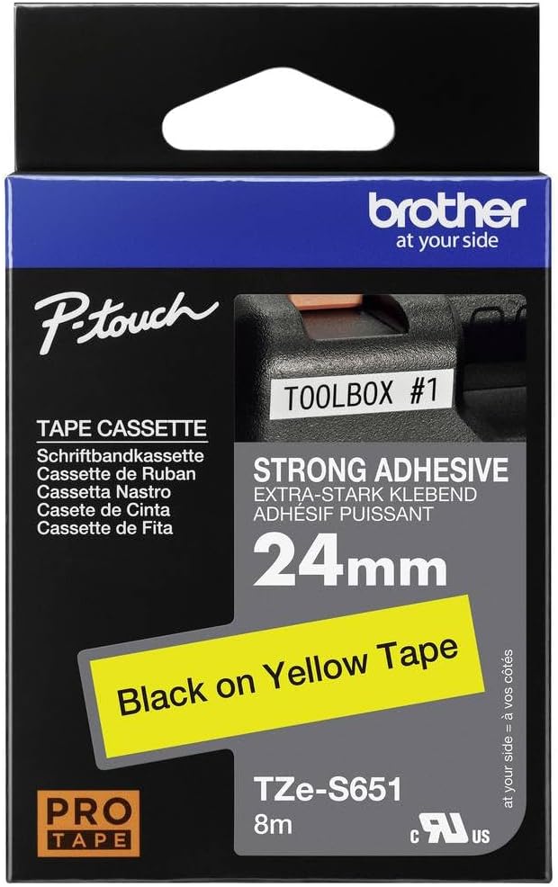 Brother MK221SBZ Labelling Tape (9mm) - Cintas Para Impresoras De
