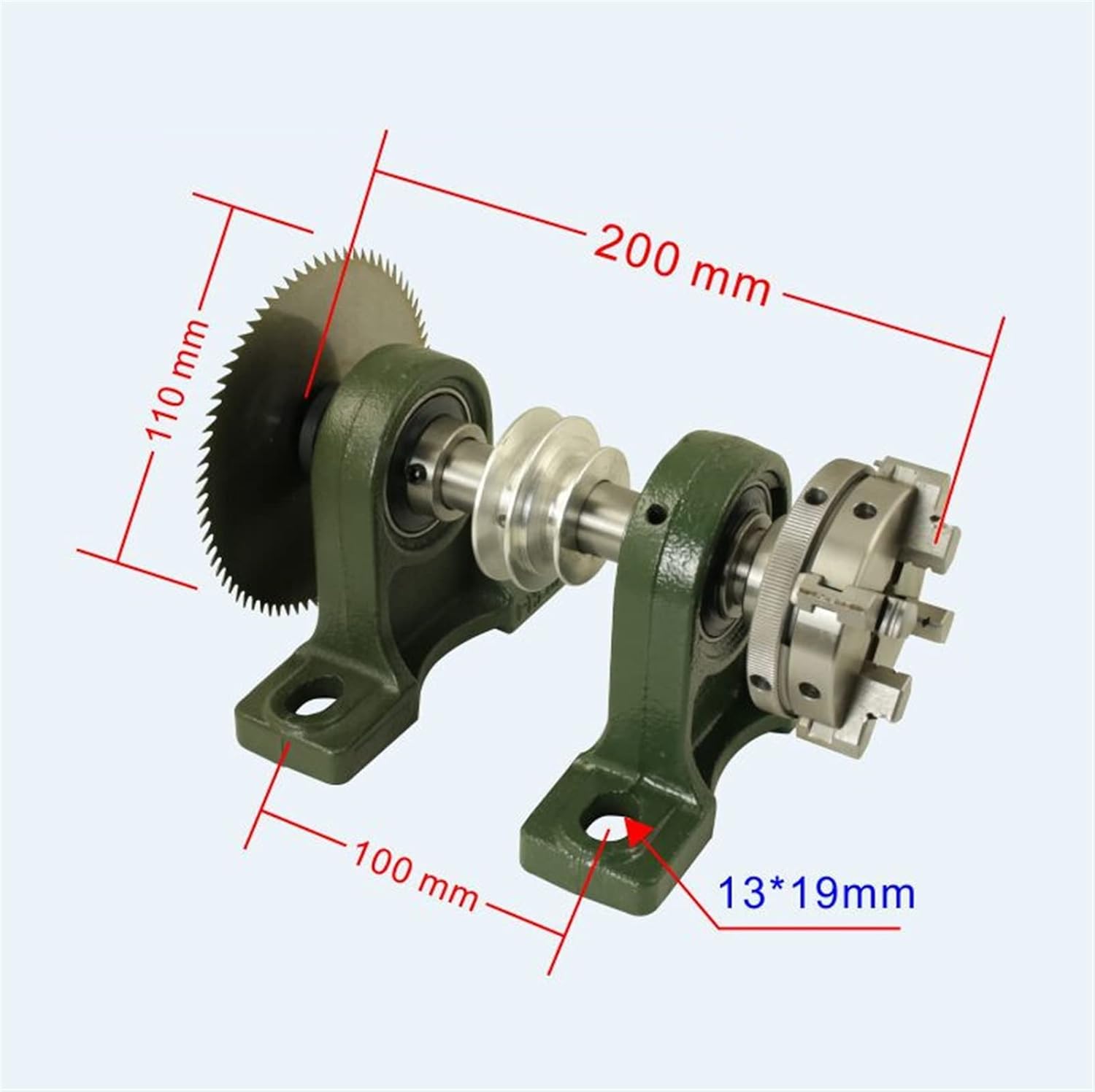 19L Oven,Adjustable Temperature 0-240 ℃ and 60 Minutes Timer Baking Cake Electric Oven Double Baking Position Toughened Glass Door Useful