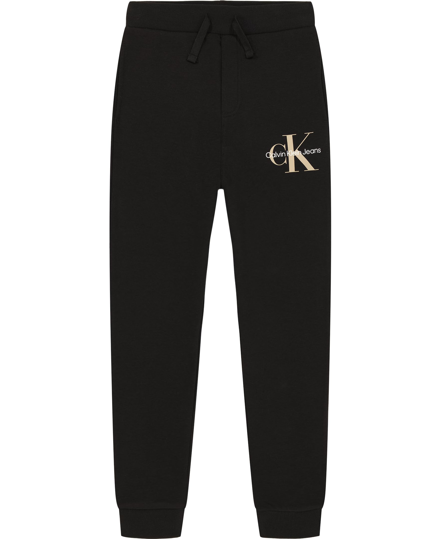 Calvin Klein Boys' Pull-on Fleece Jogger Sweatpants, Drawstring Closure