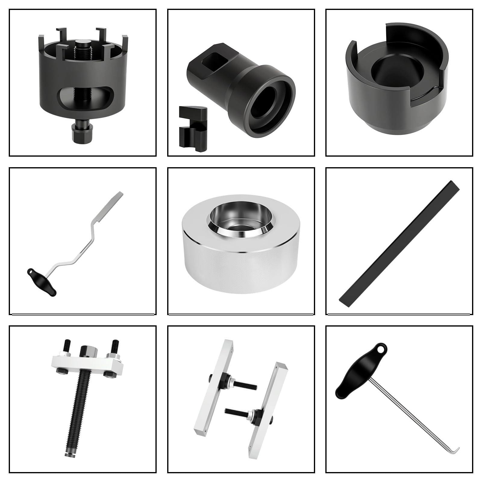 RUIZHI Set di Attrezzi per Cambio a Doppia Frizione Compatibile con Audi VAG VW 7 Marce DSG Cambio Installer e estrattore, Kit Frizione T10323 T10373 T40100 T10374 T10376 T10368