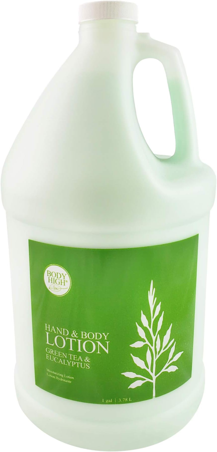 Body High TOA Green Tea & Eucalyptus Massage Lotion 1 Gallon Bottle