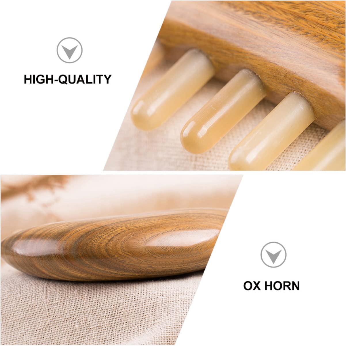 Homoyoyo Peigne à Dents Larges Pour Coiffure Lisse Cheveux Sans Emmêler Design Ergonomique Confortable Et Compact Pour Transport Facile