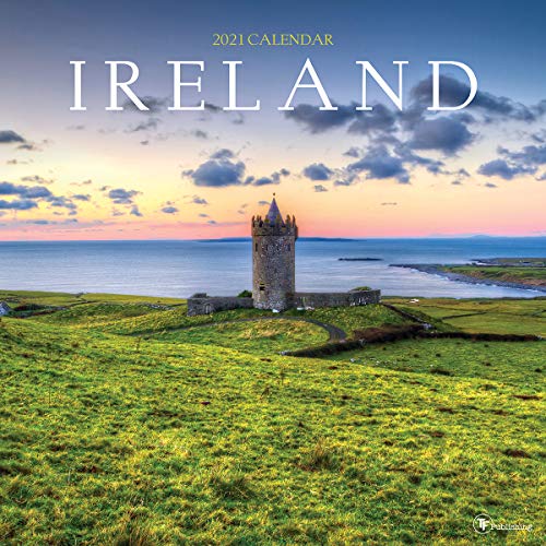 TF PUBLISHING 2021 Ireland Monthly Wall Calendar - Photographs - Travel Planner with Contacts and Notes Space - Enhance Home or Office Planning and Organization - Premium Gloss Paper 12"x12"