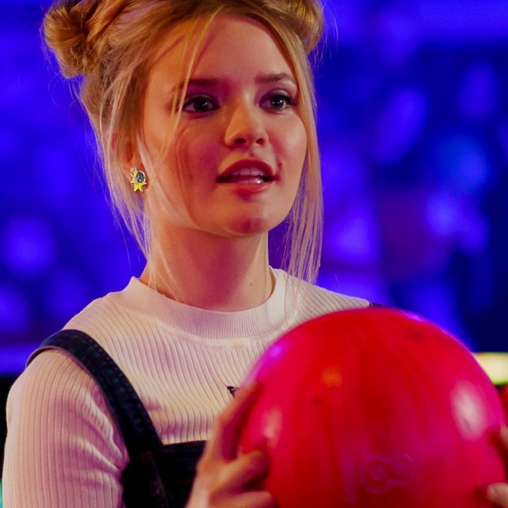 Madison Tyler 3 Pairs Football Touch Helmet Sport Ball Stud Earrings Set for Women | Football Gift for Women - Image 2