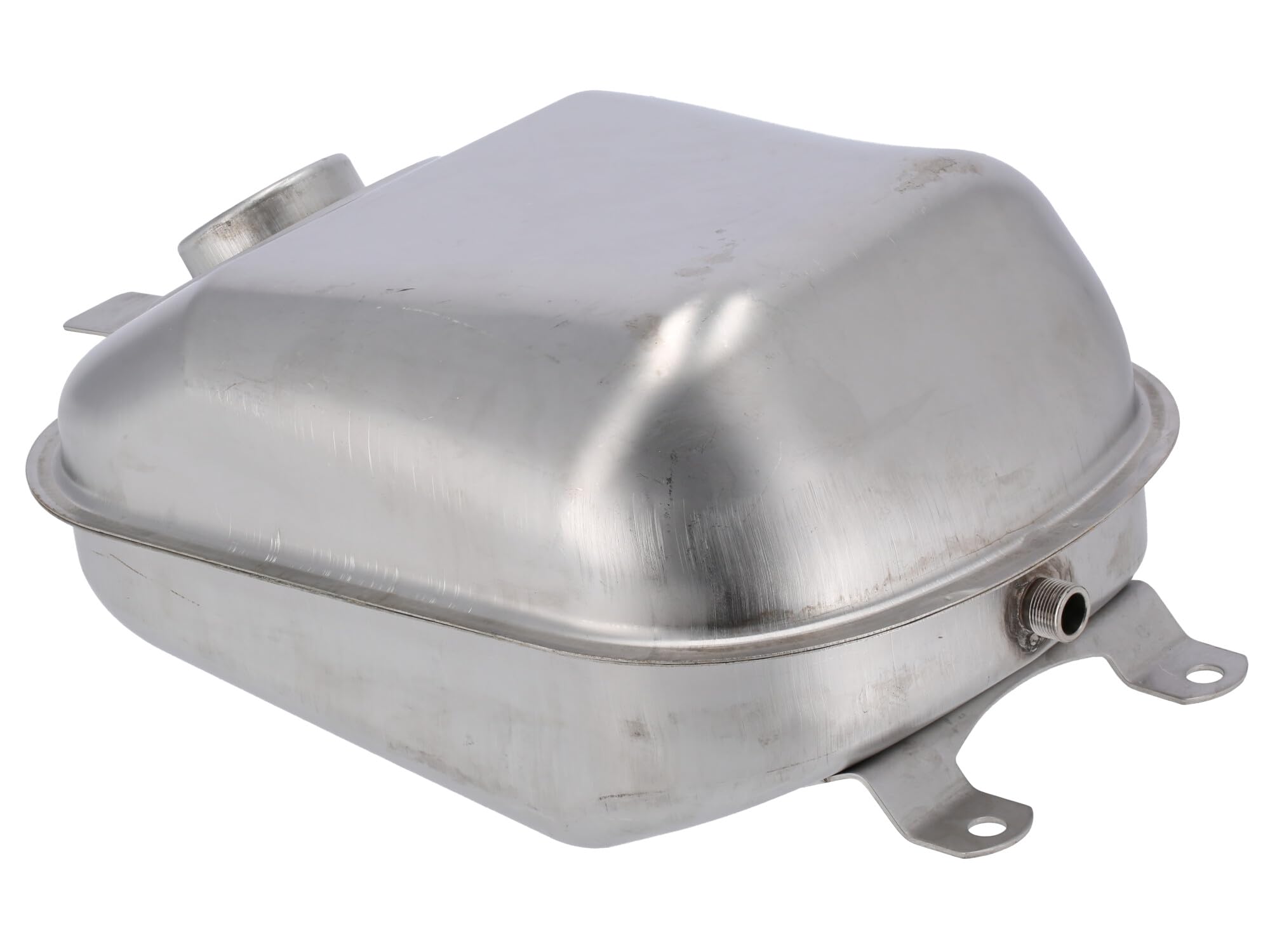 MZA Fero Kraftstofftank für Simson Schwalbe KR51 - Edelstahl Version
