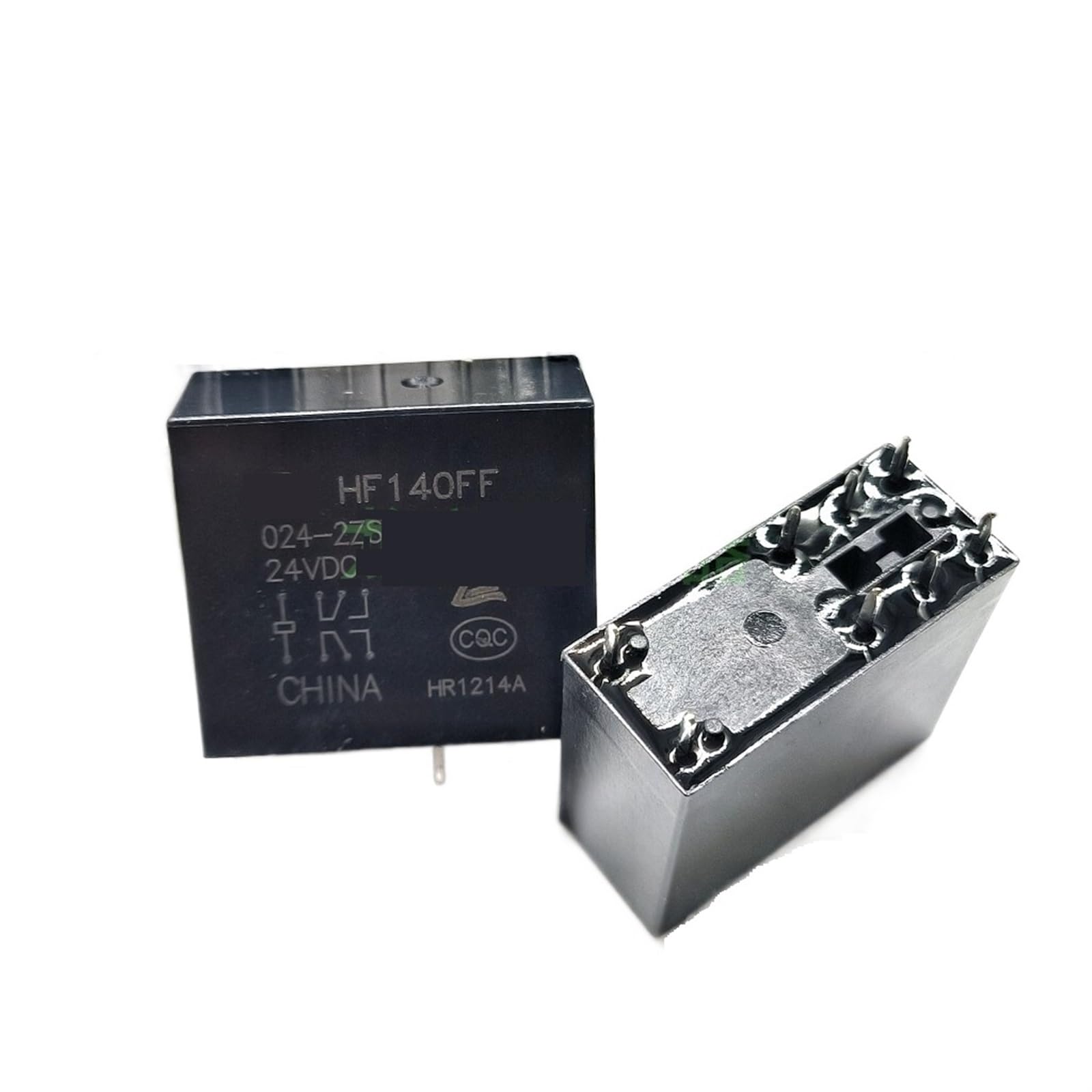 Relais HF140FF 024-2ZS : composant électronique 24V pour circuit imprimé