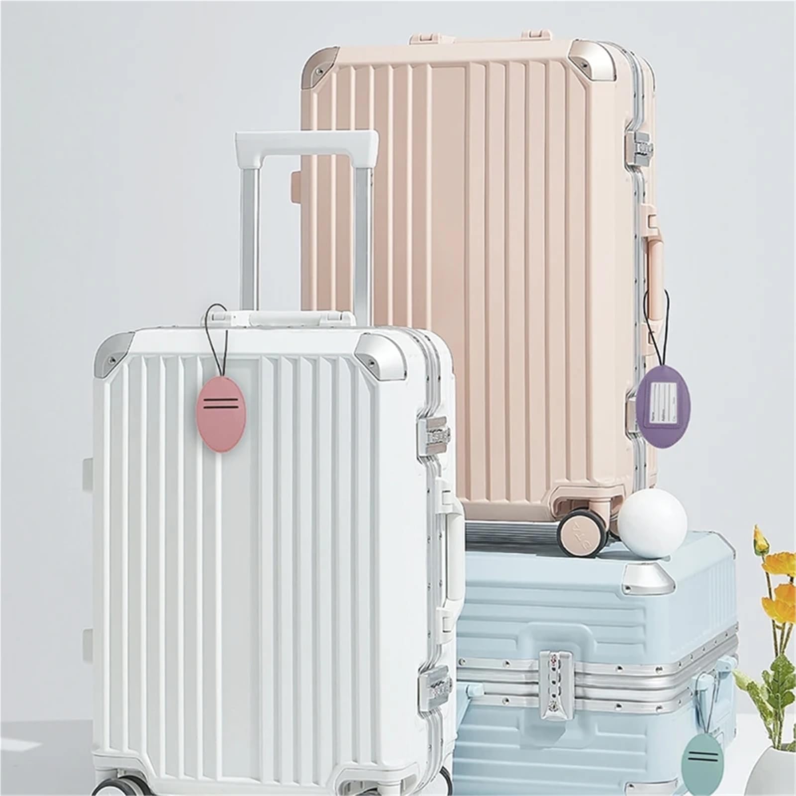Etichetta for bagaglio da viaggio: colorata for una facile identificazione del Per Bagaglio Valigie(TY 9-piece set)