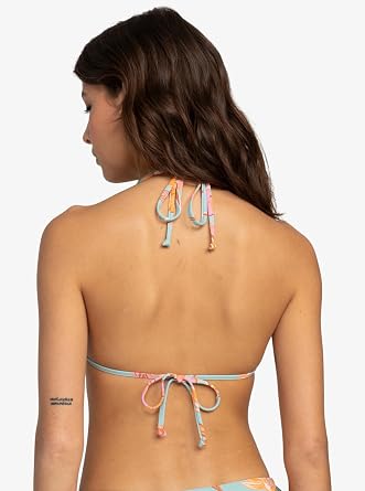 Roxy Womens Printed Beach Classics Tiki Tri Bikini Top