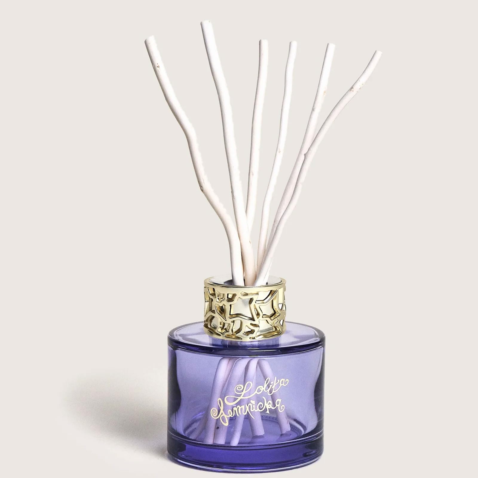 MAISON BERGER Duo Mini Bouquet & Spray d'Intérieur, Verre Laqué, 90ml & 50ml, Durée de Diffusion 3 semaines, 450 a 550 pulvérisations (Lolita Lempicka Parme)
