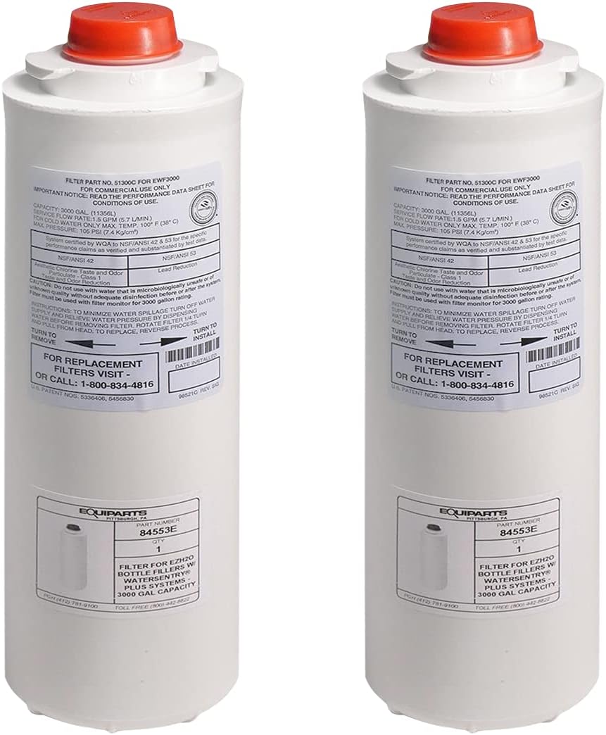 Replacement for Еlkаy 51300C 2-PACK - WаtеrSеntry Plus - Bottle FIlters - Water FIlter ( 2-PACK ) : Tools & Home Improvement