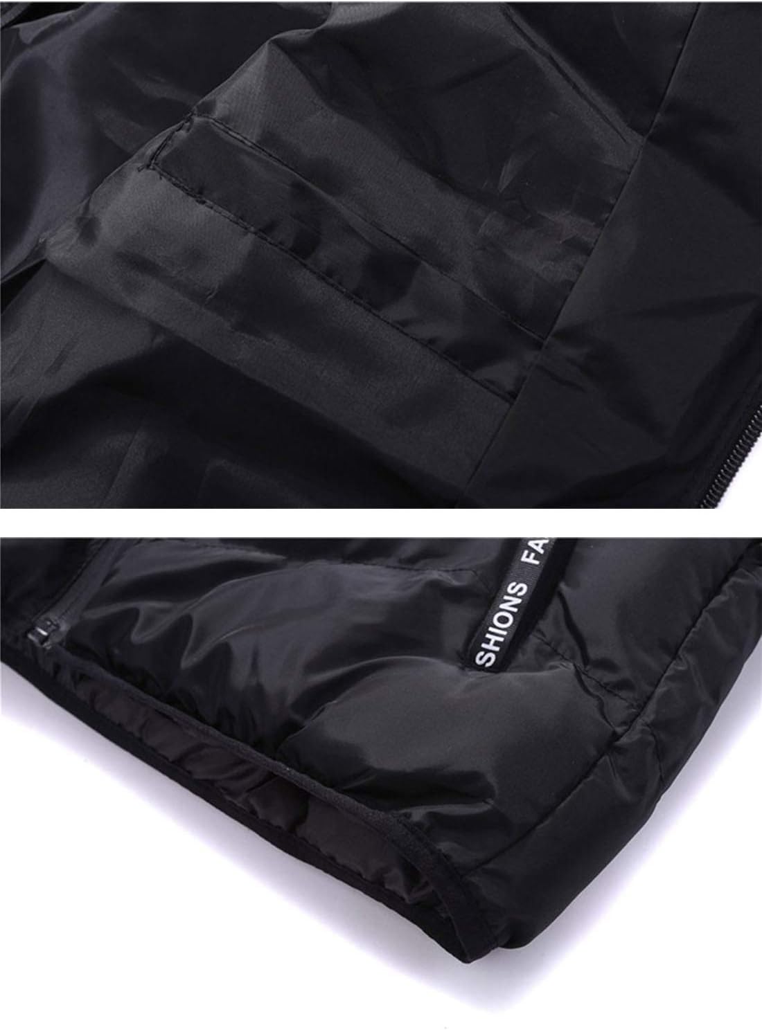 Flygo Men's Lightweight Down Vest Outdoor Water-Resistance Puffer Vest Jacket