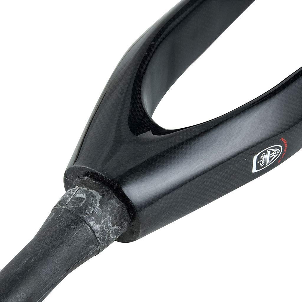 Forcella Rigida con Tubo affusolato per Mountain Bike MTB Forcella per Bicicletta in Fibra di Carbonio 3K 1-1/8 Parti per Ciclismo ultraleggere Freno a Disco