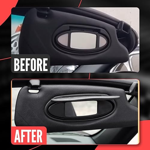 Miniatura 3 de BILLFARO 1 cubierta para espejo de tocador para el lado del conductor o del pasajero, tapa de repuesto para Porsche 996997-911 986987 para boxster