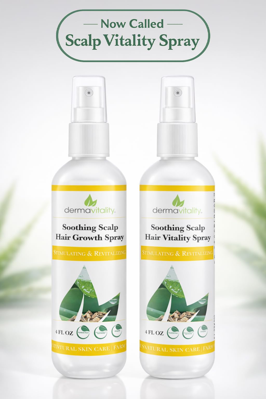 Soothing Scalp Hair Growth Spray with Keratin Peptides, 4 Ounces