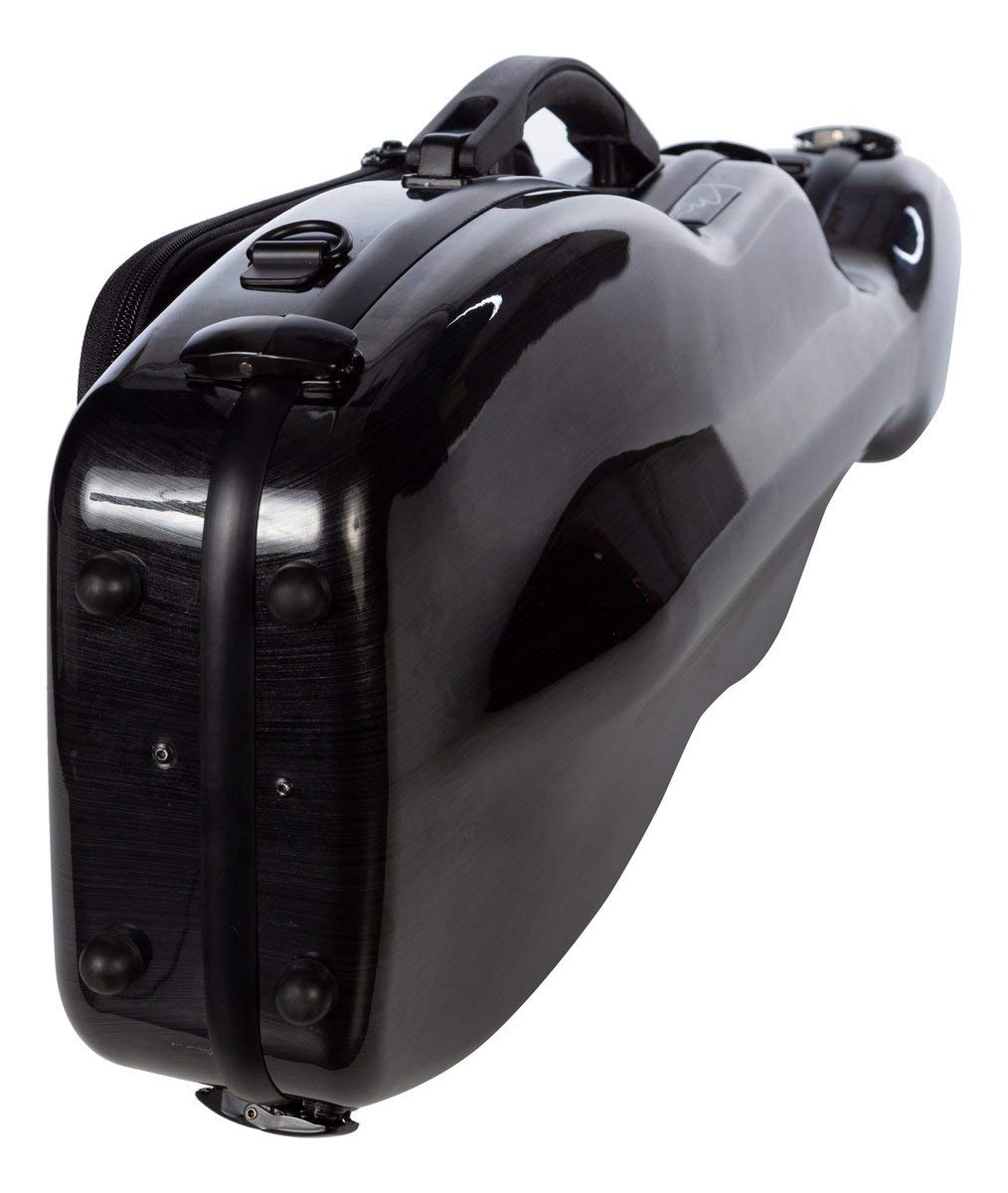 Custodia per violino Fiberglass Steel Effect 4/4 black M-Case