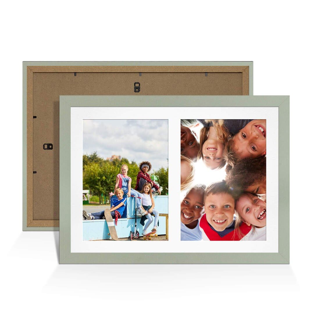Procut Global 20x14" Modern Green Photo Frame For Multiple Pictures โ image 1