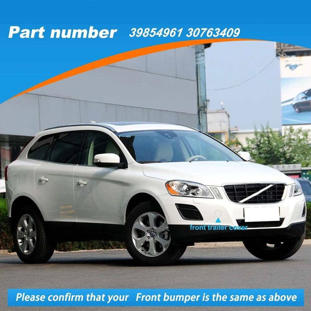 Osłona haka holowniczego przedniego zderzaka zaślepka do Volvo XC60 2009-2013 39854961 30763409 części zamienne do samochodów