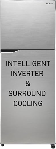 Panasonic 338 L 3 Star 6-Stage Smart Inverter Frost-Free Double Door Refrigerator (NR-TG351CUSN, Shining Silver, Jumbo Vegetable Basket, 2022…