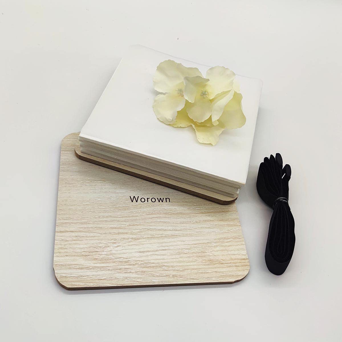 Worown (15 cm x 15 cm Kit de prensado de flores en miniatura, prensa de hojas, juego de prensado de 4 capas que incluye instrucciones para adultos para hacer muestras