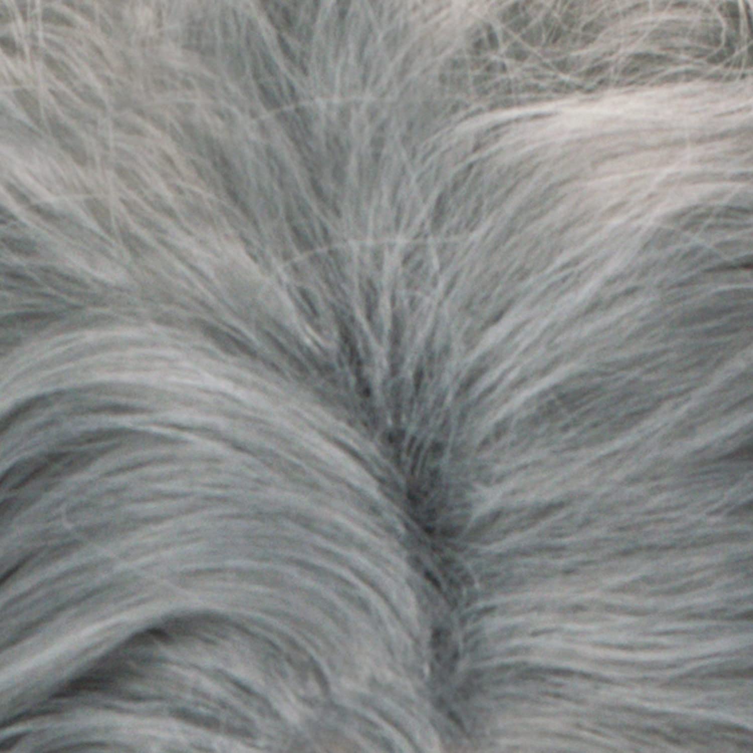 Wiggy Mermaid Gray Old Lady Wig Gray Short Curly Granny Grandma Costume Wig + Necklace for Halloween Party Cosplay Small Size - Image 7