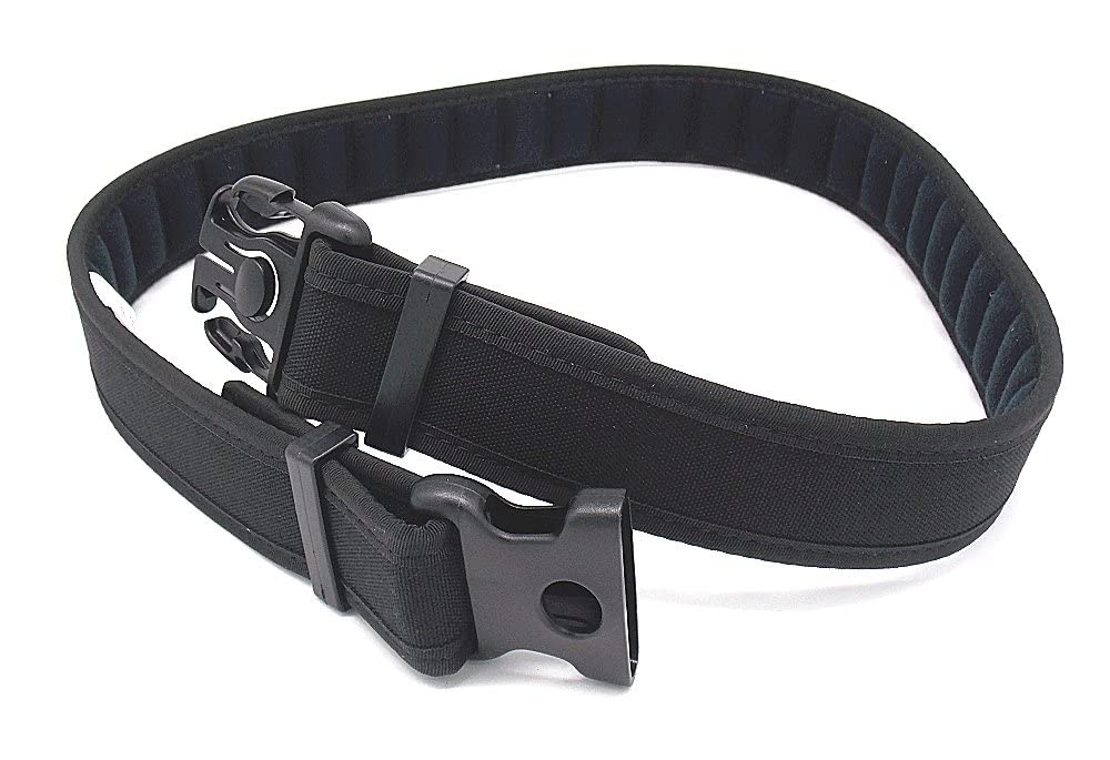 VEGA HOLSTER Cinturone in Cordura H.5 CM con Parte Interna Imbottita Nero XL 2V31
