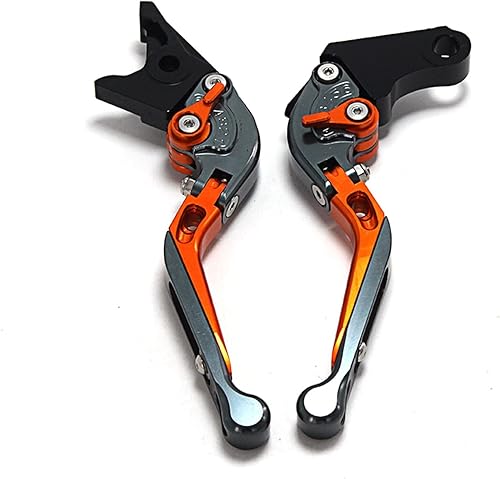 FISNO Adjustable Brake Clutch Levers Motorcycle Folding Extendable CNC Moto Adjustable Clutch Brake Levers for Benelli Jinpeng 502 TRK502 TRK 502