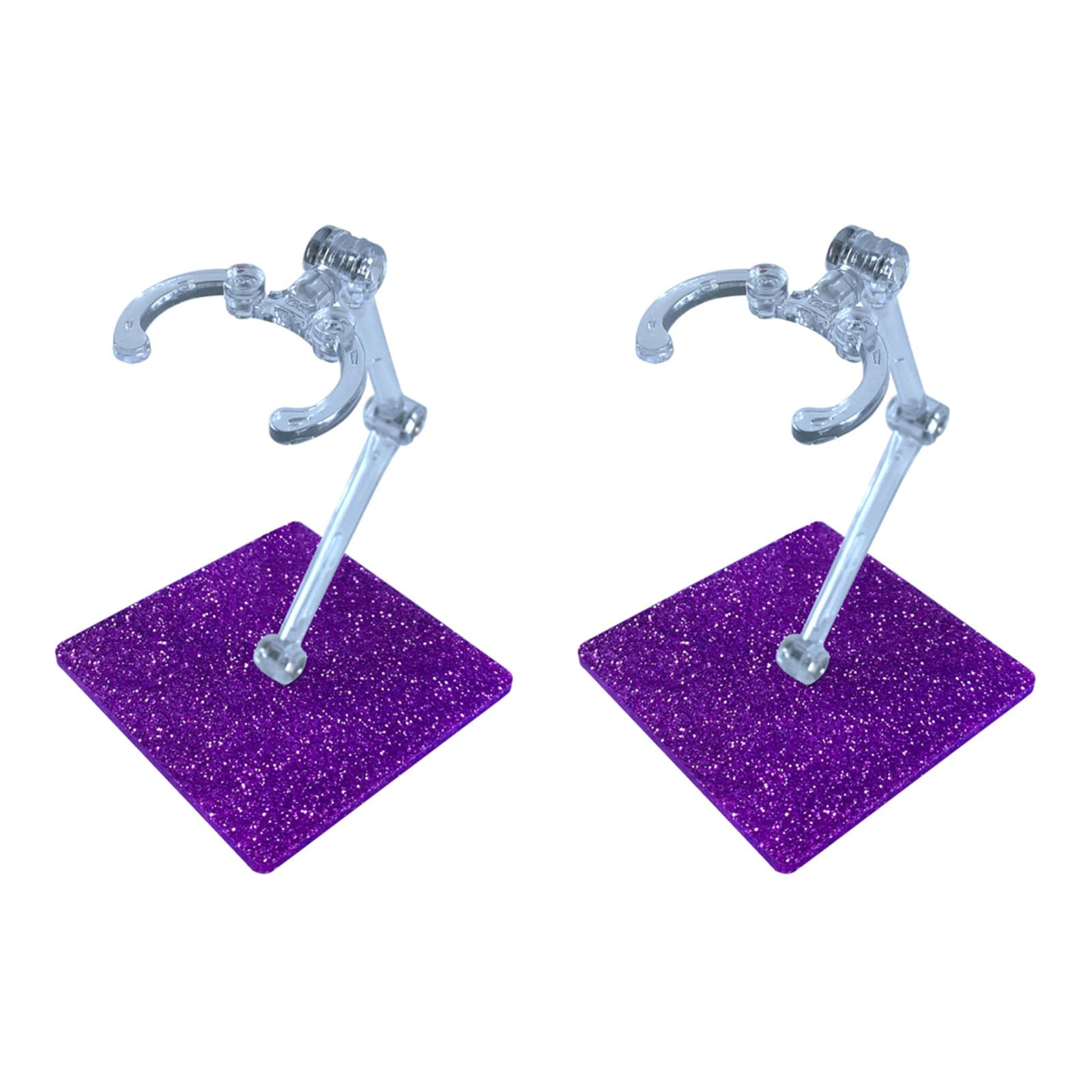 hogtnd Quick Assembly Model Figures Display Stand, Figures Display Base for Anime Dolls and Miniature Statues, Pack of 2 Stand