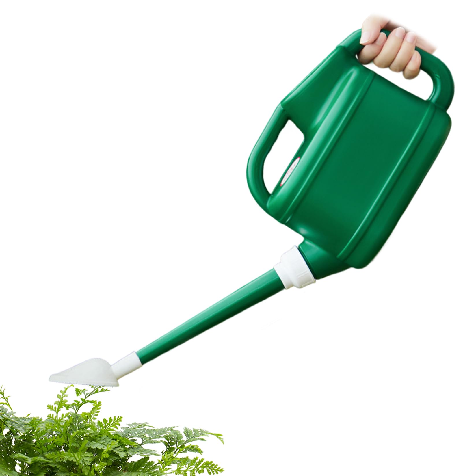 Vervevum Plastic Watering Can, 1 Gallon/4l Plant Watering Can with Long Spout and Removable 360° Rotating Sprinkler Head, Garden Water Pot with Handle for Indoor Outdoor, Plastic