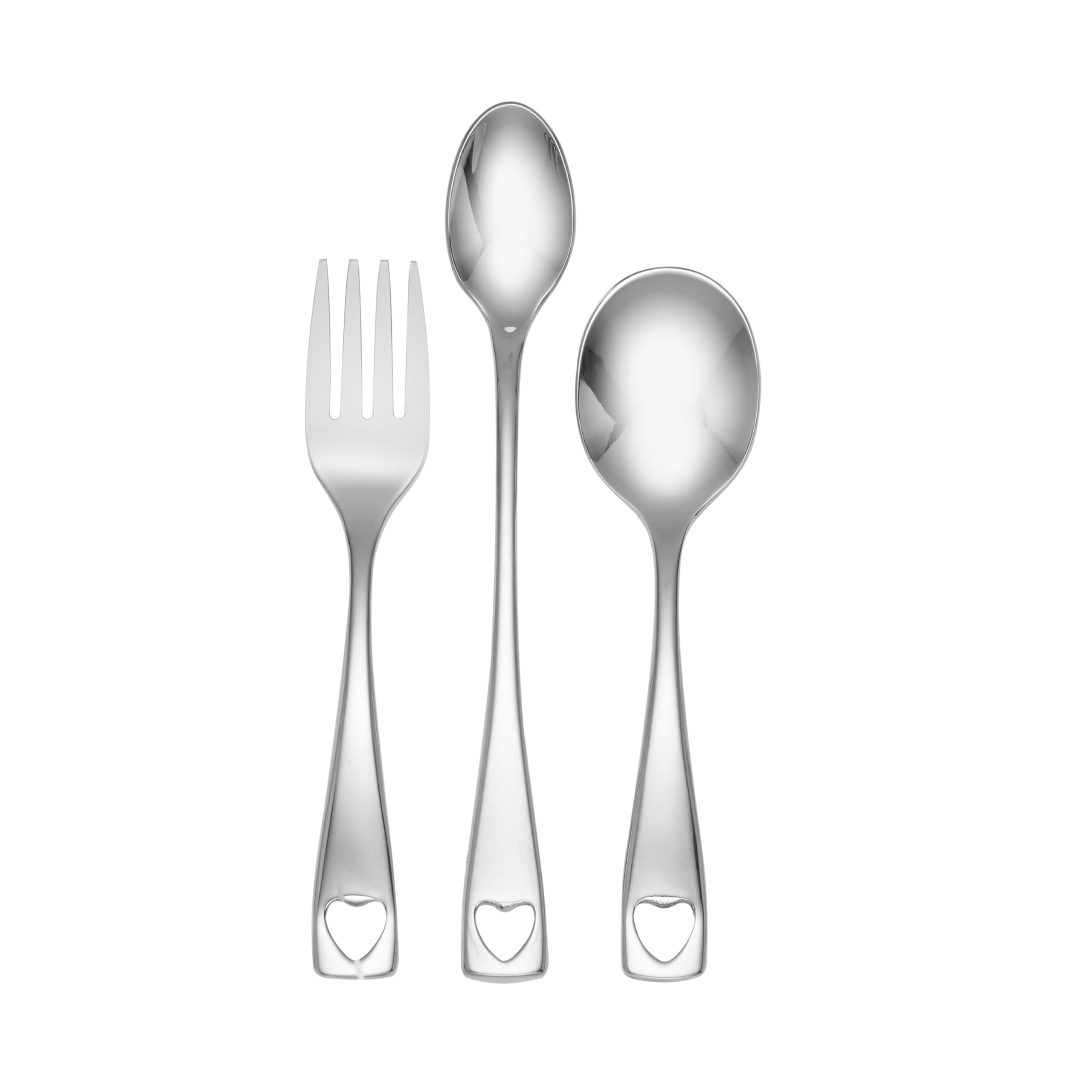 Oneida Little Love 3 Piece Baby Set, silver