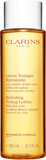 Clarins Hydrating Toning Lotion, Transparent, 200 ml, 6.7 fl oz