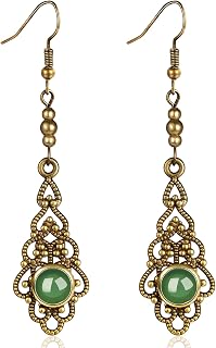 KAIYIDAN Boho Dangle Statement Earrings Women Handmade Silver Gold Vintage Long Drop Summer Jewelry Gifts