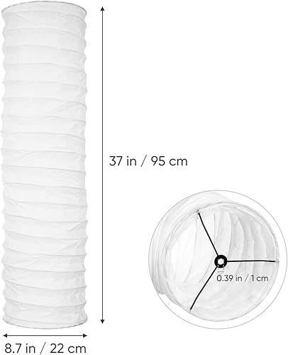 Miniatura 2 de Abaodam Pantalla de lámpara de pie de papel, cubierta de lámpara de pie de papel, cubierta de lámpara de pie, bombilla, jaula de guardia, linterna