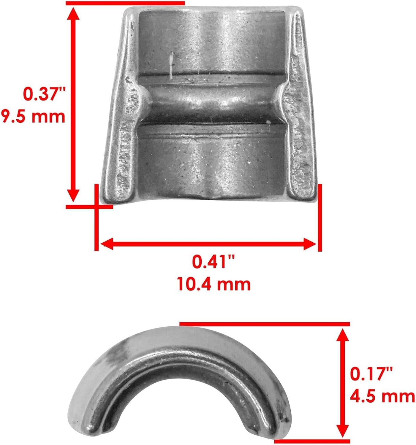 Caltric Intake and Exhaust Valve Kit Compatible with Kawasaki KLT200 1983-1984 12004-1123 12005-1005 12007-013