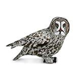 Safari Ltd. Great Grey Owl Figurine - Realistic 2.5