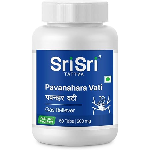 Sri Sri Gas Relief Tabs 500mg 60 Tabs