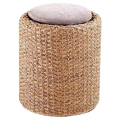 Tabouret en rotin dressing chaise en osier et repose-pieds de table