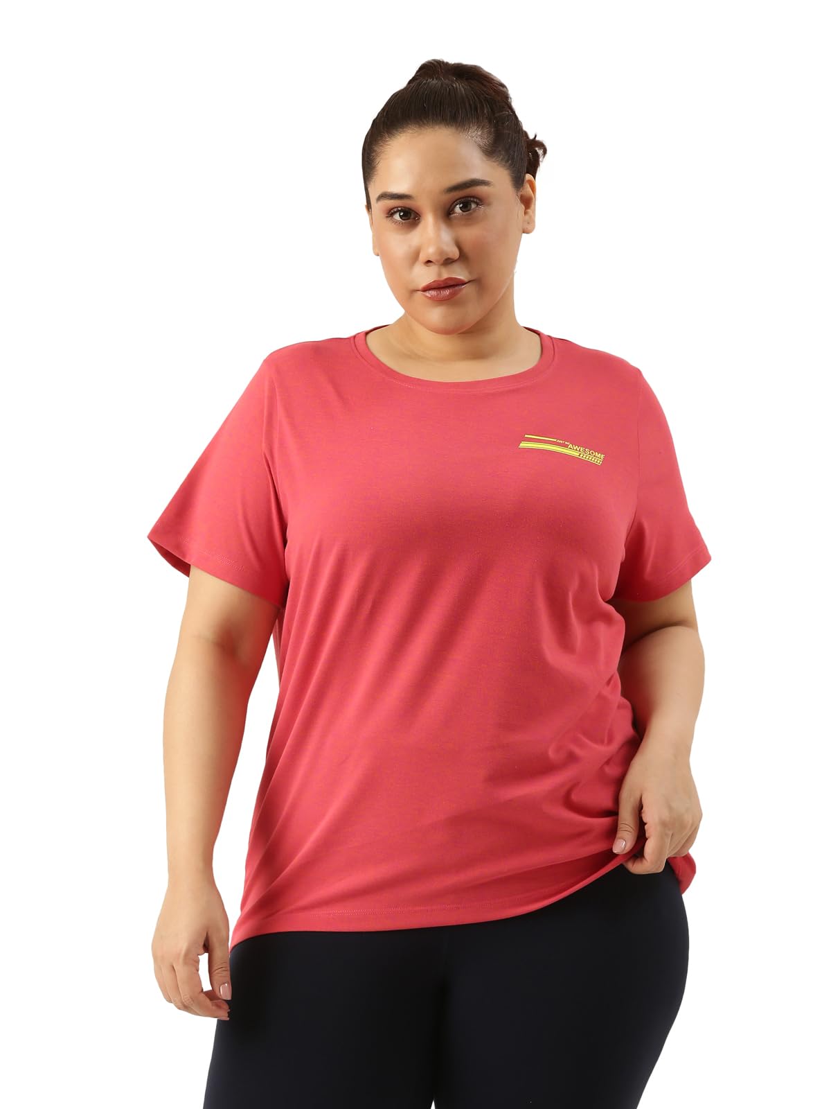 marca bold Plus Size Dry Fit Anti-Microbial UV-Protection Sports T-Shirt for Women-picture-14