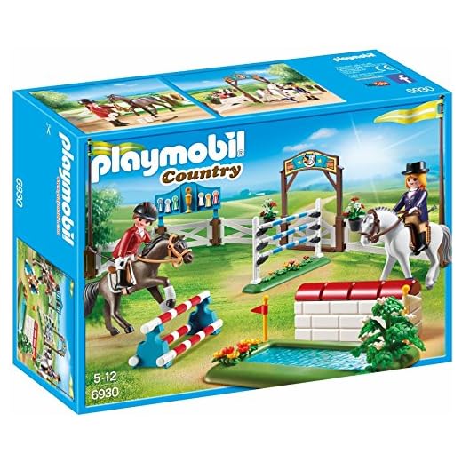 PlayMOBIL 6930 Country Horse Show, For Children Ages 5+, Fun Imaginative Role-Play, PlaySets Suitable for Children Ages 4+