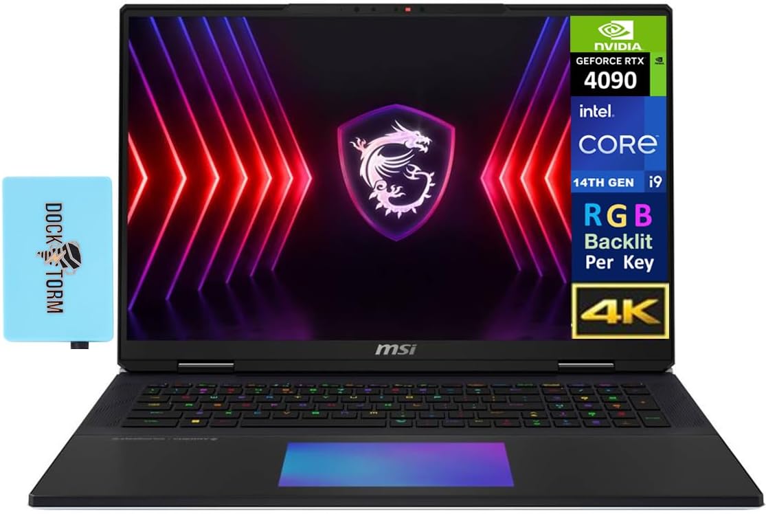 MSI Titan 18 HX Gaming Laptop 18 Mini LED 4K 120 Hz Philippines Ubuy - Main Image
