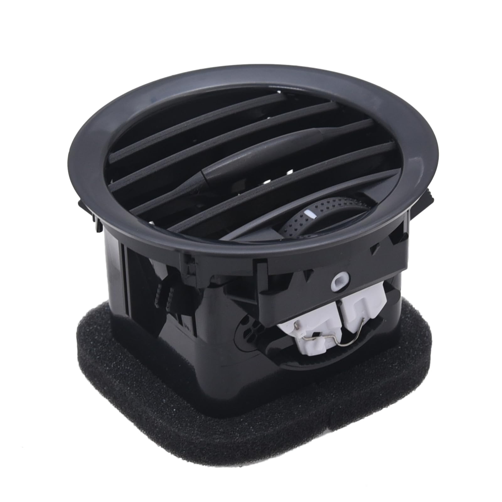 Rejilla de Ventilación Cubierta,Boquillas de Ventilación Cromada,Cromo,Coche Ventilación De Ca Compatible con Opel Corsa D MK3 2006-2019 13417363 2201099 13363314 4 Piezas(Negro)