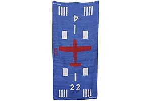 FVLFIL Aviation Airplane Runway Woven Beach Towel